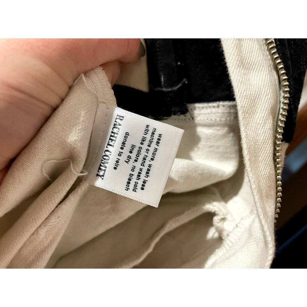 Rachel Comey Handy Jumpsuit Dirty White/Washed Bla - Picture 9 of 10
